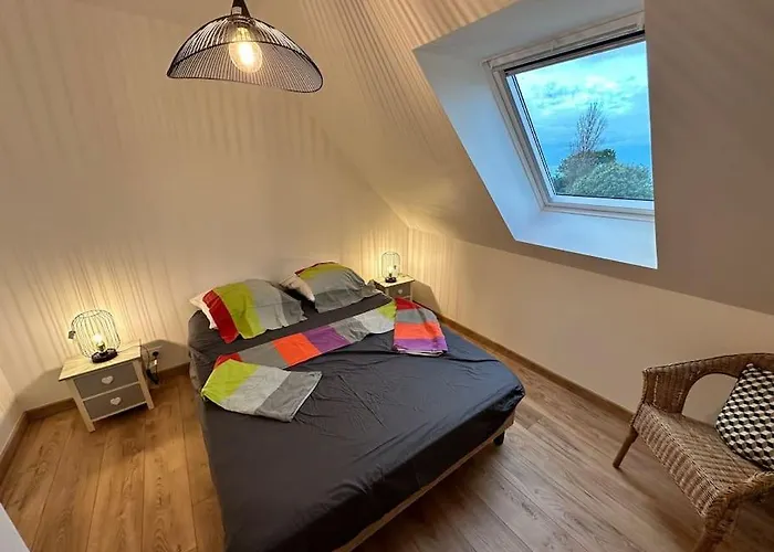 Maison Vue Chez Aline 別荘 Digosville